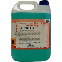 A Pro 3 nettoyant désincrustant sols parfumé 5L