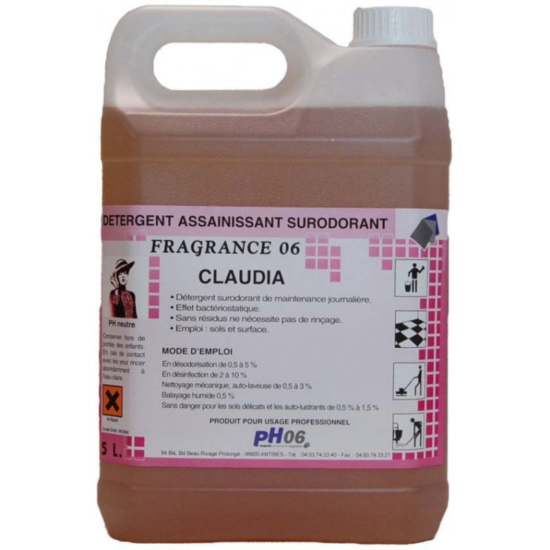 Fragrance 06 claudia détergent surodorant 5L Fragrance 06 claudia détergent surodorant 5L