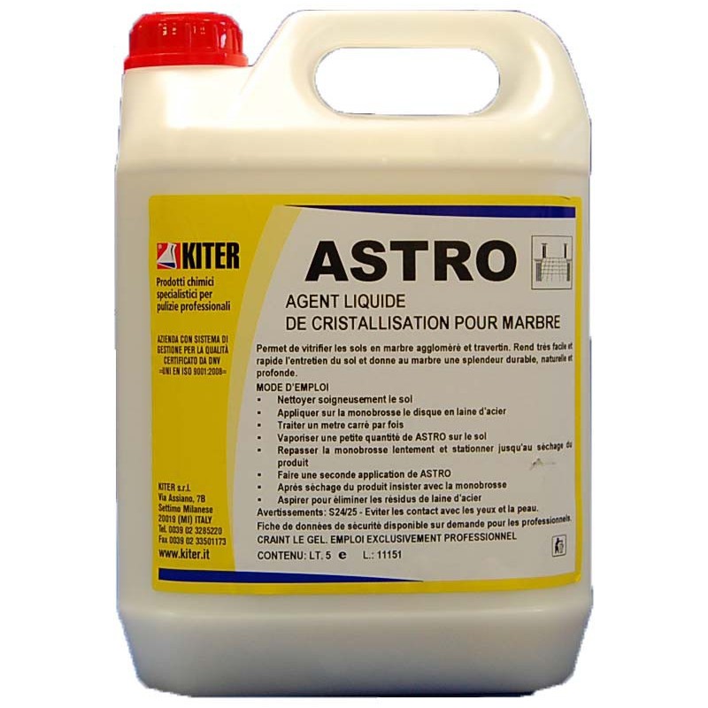 Astro 5L cristallisation marbre et pierre calcaire Astro 5L cristallisation marbre et pierre calcaire