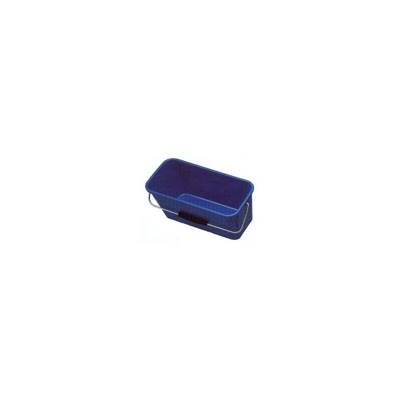 SEAU VITRE 13L RECTANGULAIRE BLEU