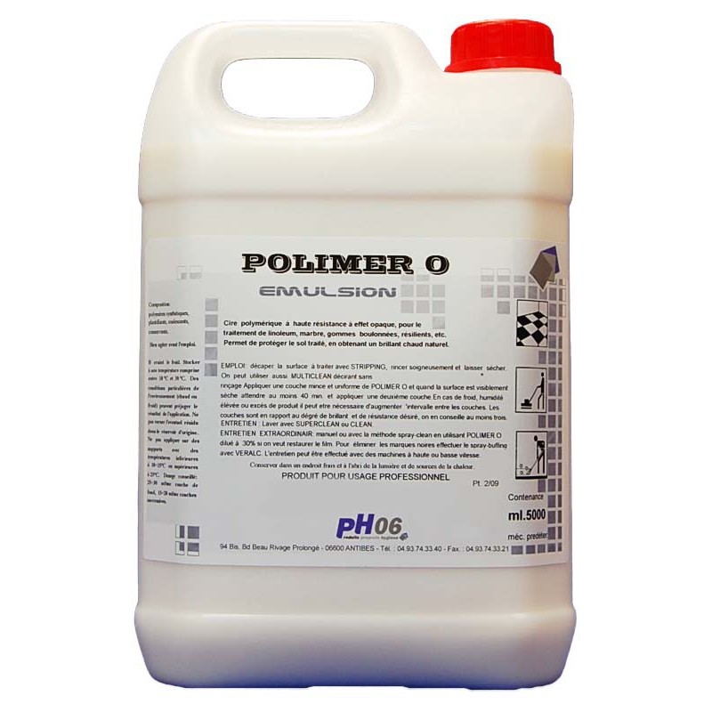 Polimer O traitement thermoplastique et sols durs 5L