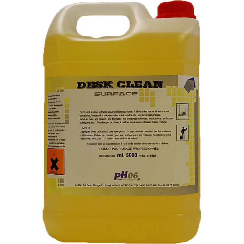 Deskclean nettoyant tache encre et stylos 5L