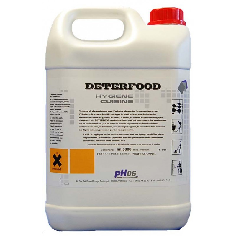 DETERFOOD DEGRAISSANT ALIMENTAIRE 5L