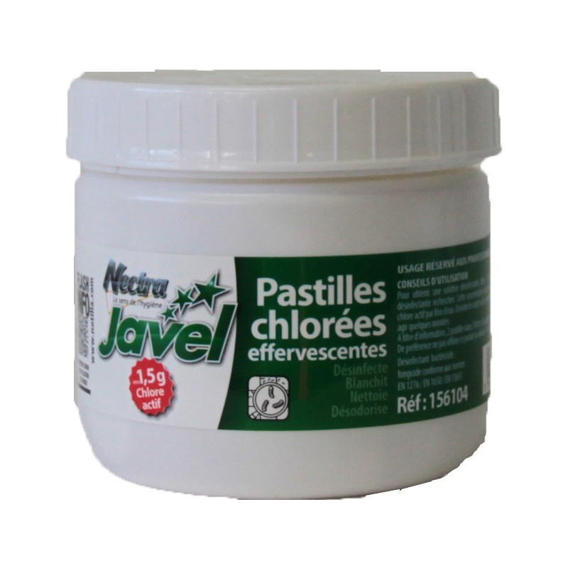 Pastille de chlore 500g 1.5g de chlore actif