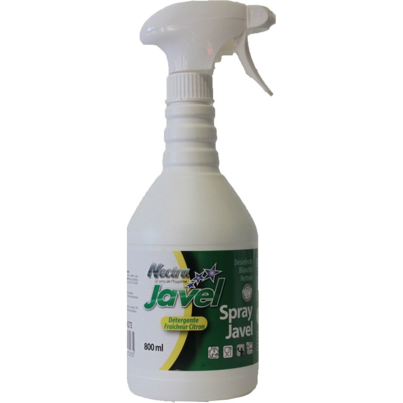 Spray javel détergente 0.8% citron 800ml
