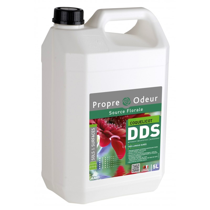 DDS Coquelicot Détergent surodorant bactéricide 5L