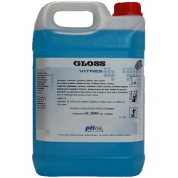 Gloss nettoyant vitres et miroirs 5L