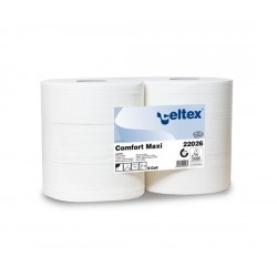 Papier hygiénique T 400M confort écolabel 2P pure ouate  9.2x18 (x6)