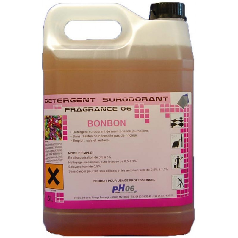 Fragrance 06 bonbon détergent surodorant 5L Fragrance 06 bonbon détergent surodorant 5L