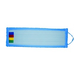 Frange microfibre de lavage - bleue - Longueur 40 cm