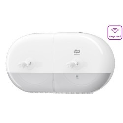 Distributeur papier hygiénique Tork SmartOne double blanc