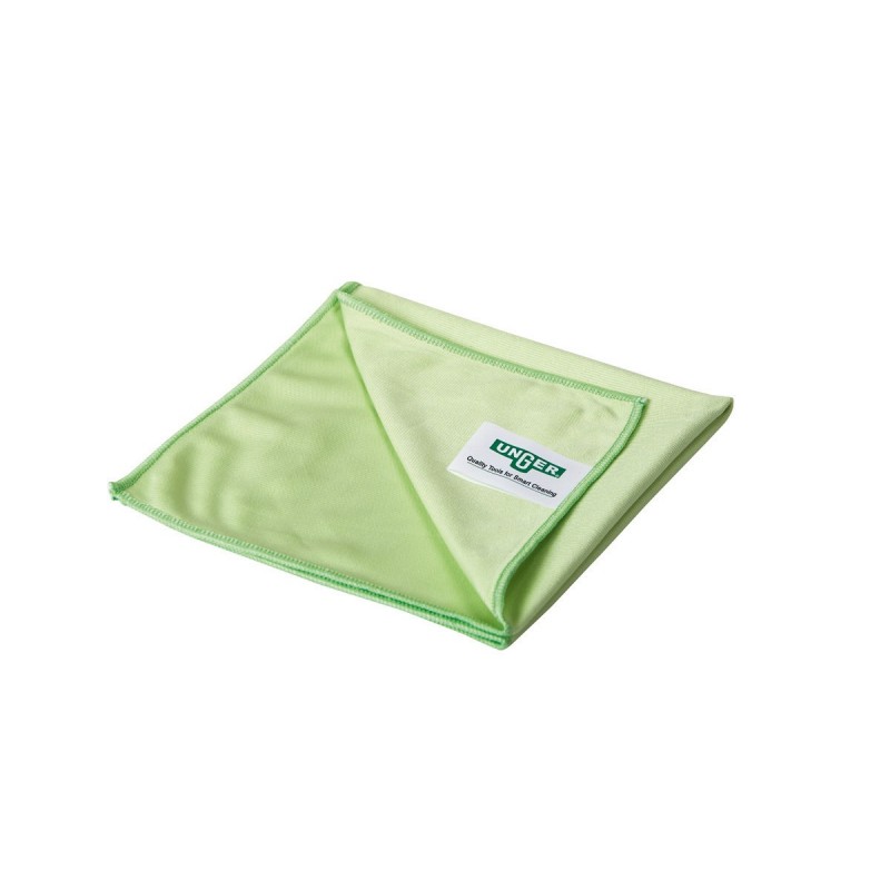 Microfibre microwipe verte tissée spéciale vitre Unger 40 x 40