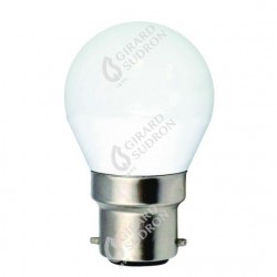 Lampe sphérique led 330°  b22 5w 4000k