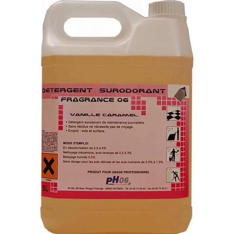 Fragrance 06 vanille-caramel détergent surodorant 5L Fragrance 06 vanille-caramel détergent surodorant 5L