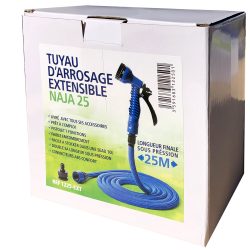 Tuyau d'arrosage extensible Naja 15m