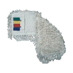 Frange de lavage polyester-coton à poches-languettes 40cm