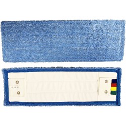 Frange de lavage mf super glisse bleu poches-languettes 40cm