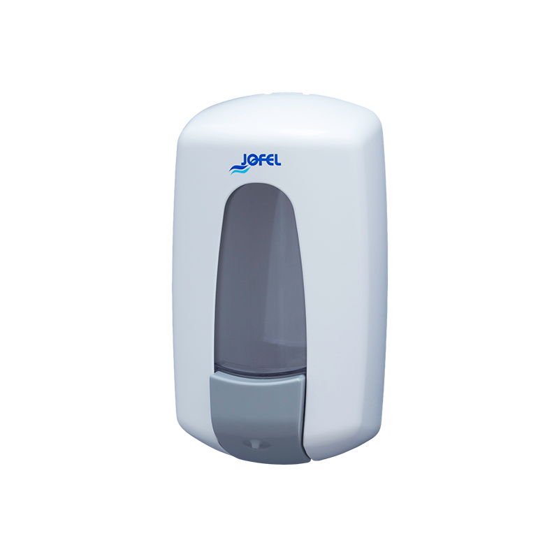 Distributeur savon mains liquide 1L blanc ABS