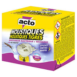 Diffuseur de produit anti moustiques + recharge Acto