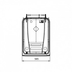 Bac conteneur 2 roues 340L