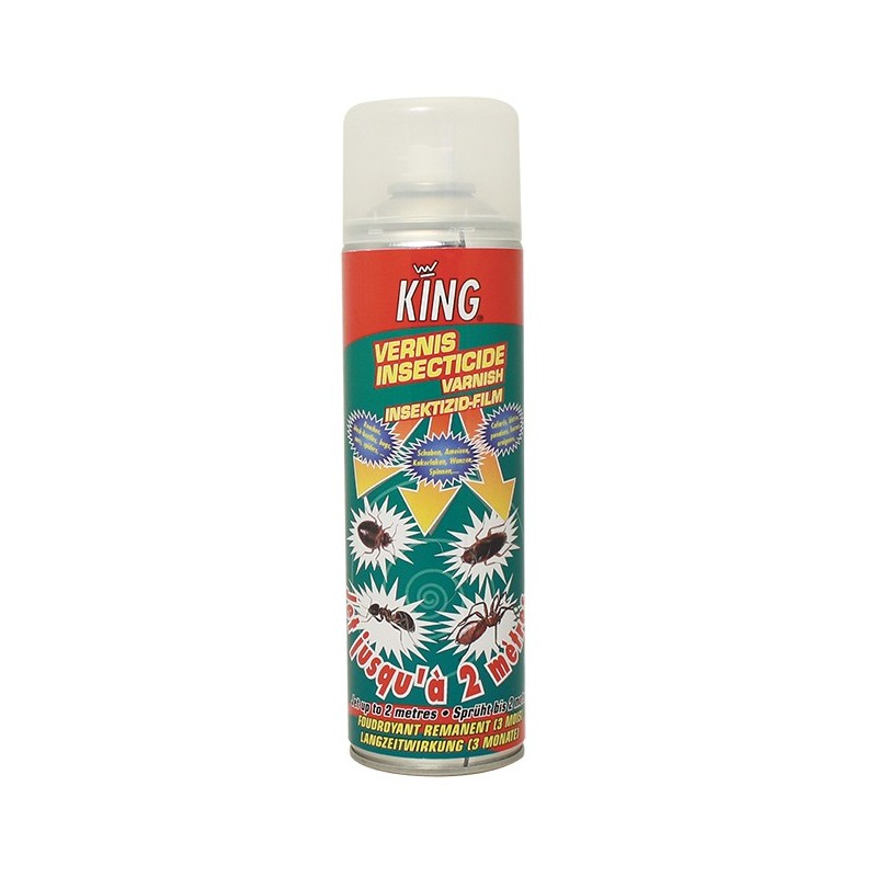 Vernis contre les insectes rampants King aérosol 500ml