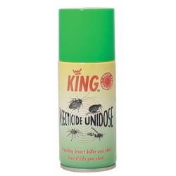 Insecticide unidose volant-rampant auto percutant King aérosol 150ml