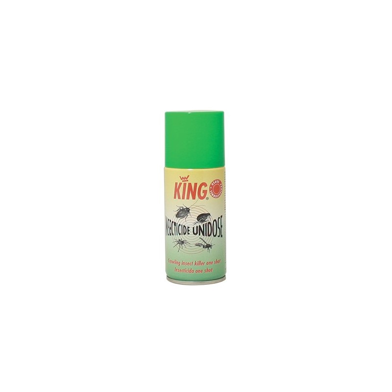 Insecticide unidose volant-rampant auto percutant King aérosol 150ml