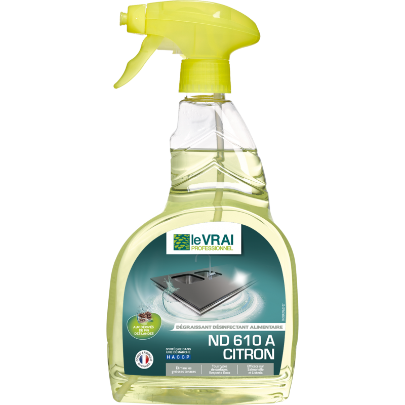 ND 610 A citron dégraissant alimentaire 750ml