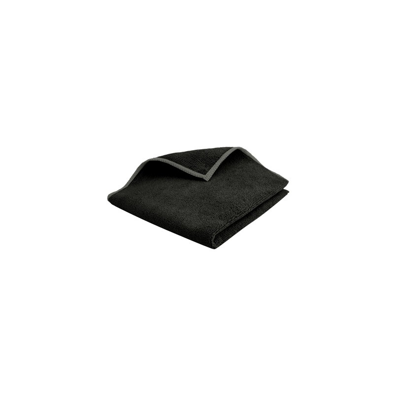 Microfibre tissée PH06 microtuff noire 40x40