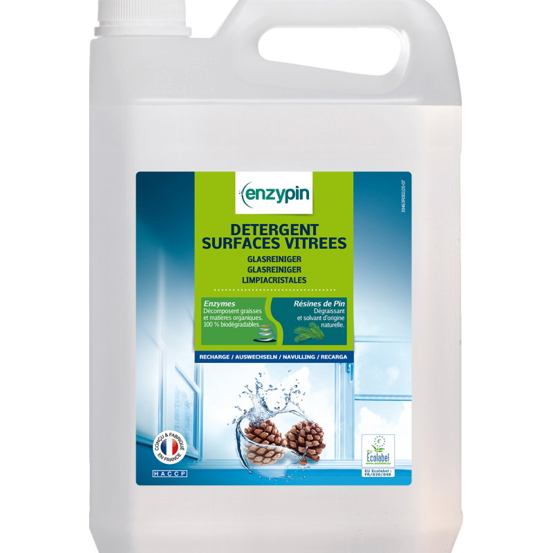 Nettoyant vitres enzypin Ecolabel 5L