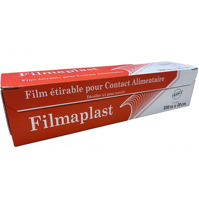 Boîte Distributrice avec Film Etirable Alimentaire - 300 x 0,30 m -  Fourniresto