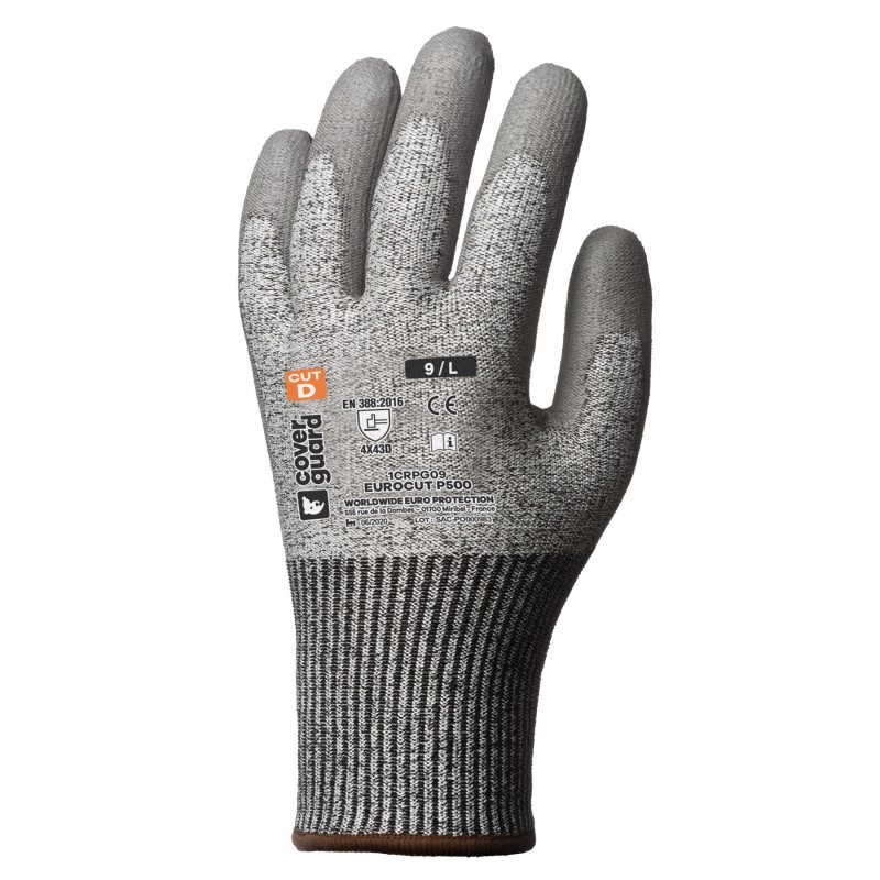 Gants anti coupures type D souple et résistant taille S