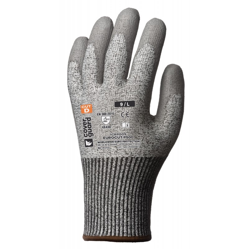 Gants protection anti coupures type D taille XL