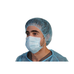 Masques chirurgicaux 3 plis type 2R avec élastiques (x50)