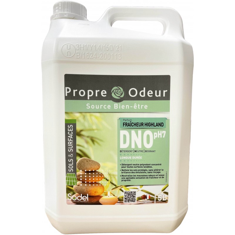 DNO Highland détergent odorant sols neutre 5L