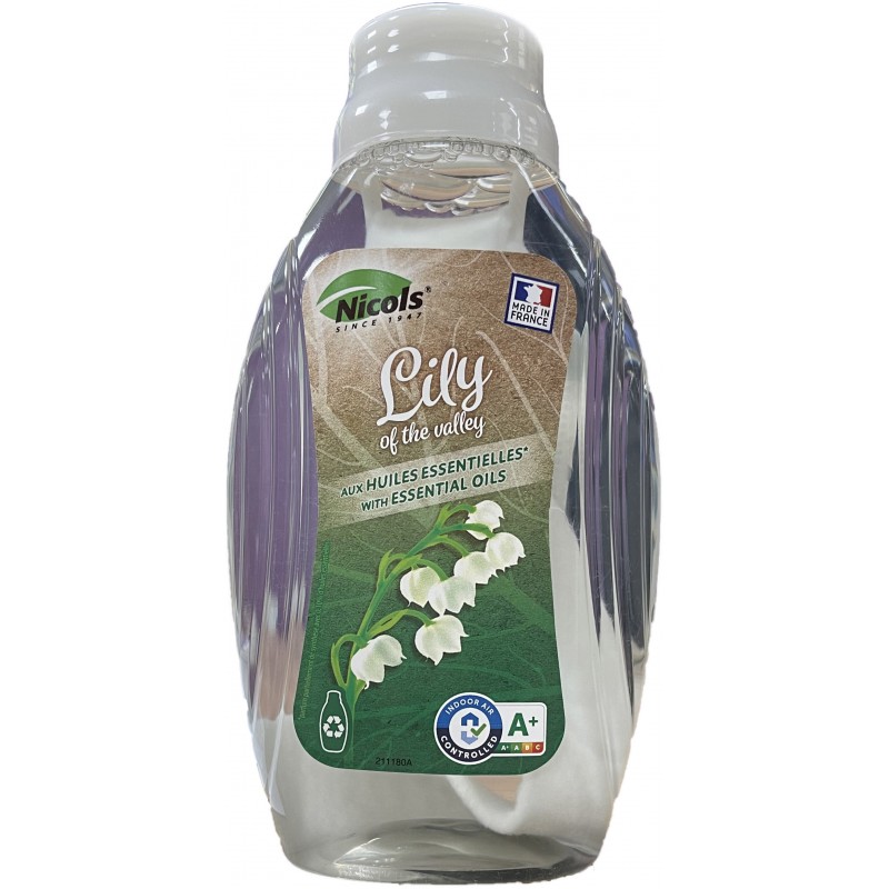 Mèche désodorisante Nicols au muguet en flacon 2 en 1 de 375ml