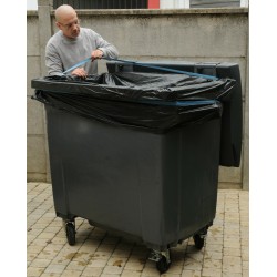 Sangle bleue élastique pour housses Bac 4 roues 500 à 750L