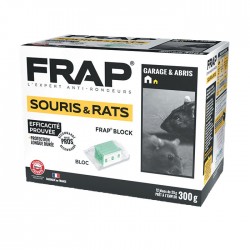 Raticide souricide Frap Block 25g boite 300g