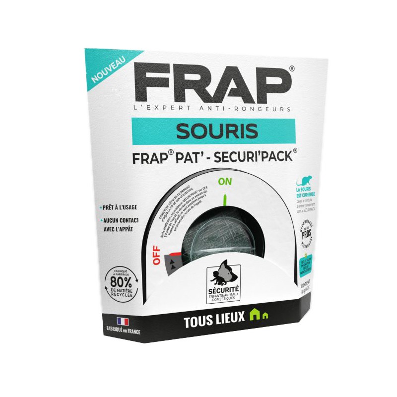 Souricide Frap Securi'Pack Pat boite 50g