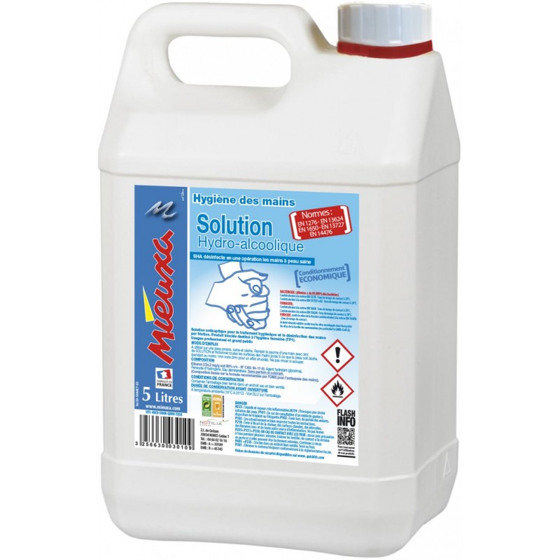 Solution Hydro-Alcoolique 5L