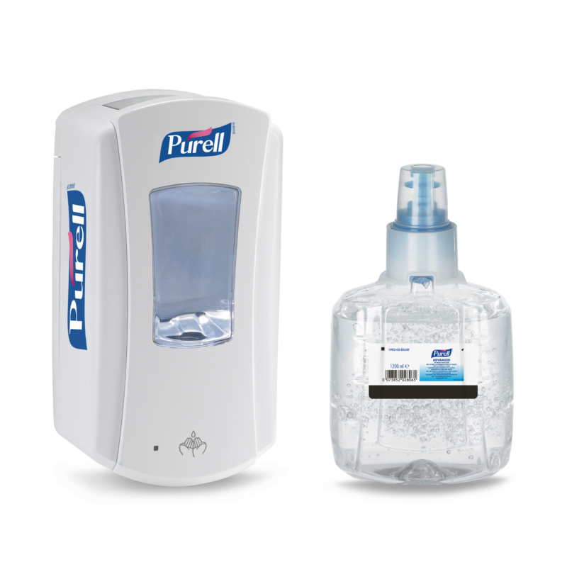 Distributeur auto gel et mousse hydro-alcoolique PURELL Blanc LTX-12
