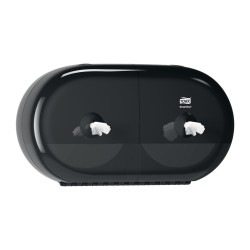 Distributeur papier hygiénique Tork SmartOne mini double noir