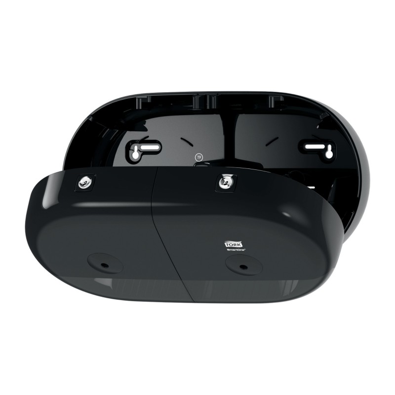 Distributeur papier hygiénique Tork SmartOne mini double noir