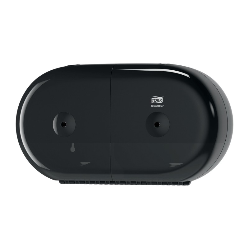 Distributeur papier hygiénique Tork SmartOne mini double noir