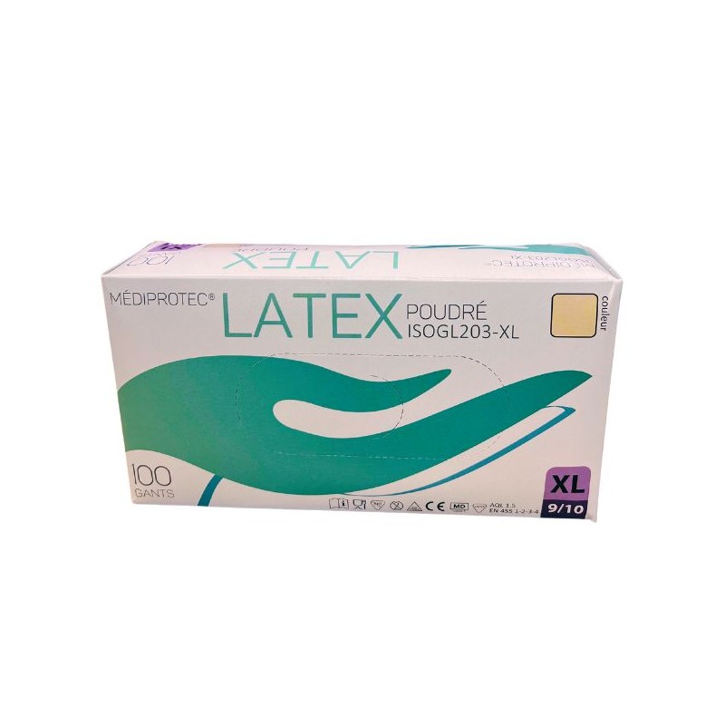 Gants latex XL (x100)