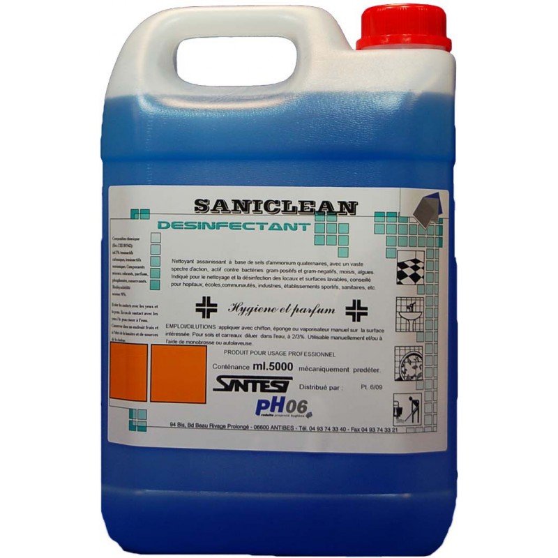 Saniclean détergent désinfectant 5L