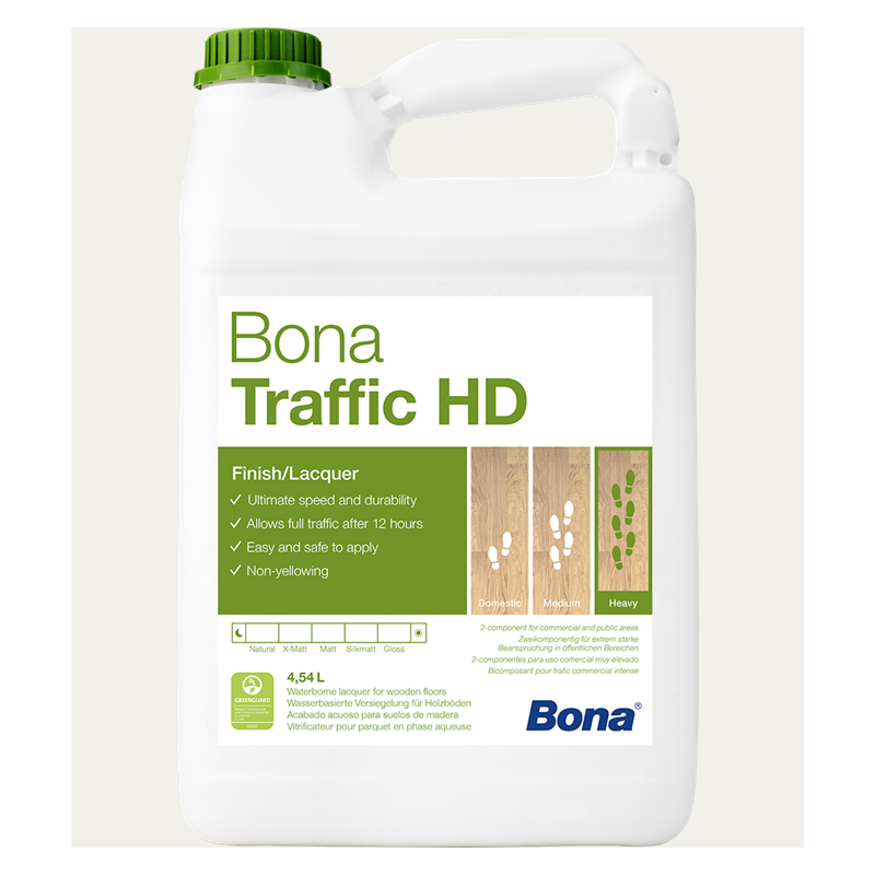 Traffic extra mat Bona vitrificateur bi-composant en phase aqueuse 5L