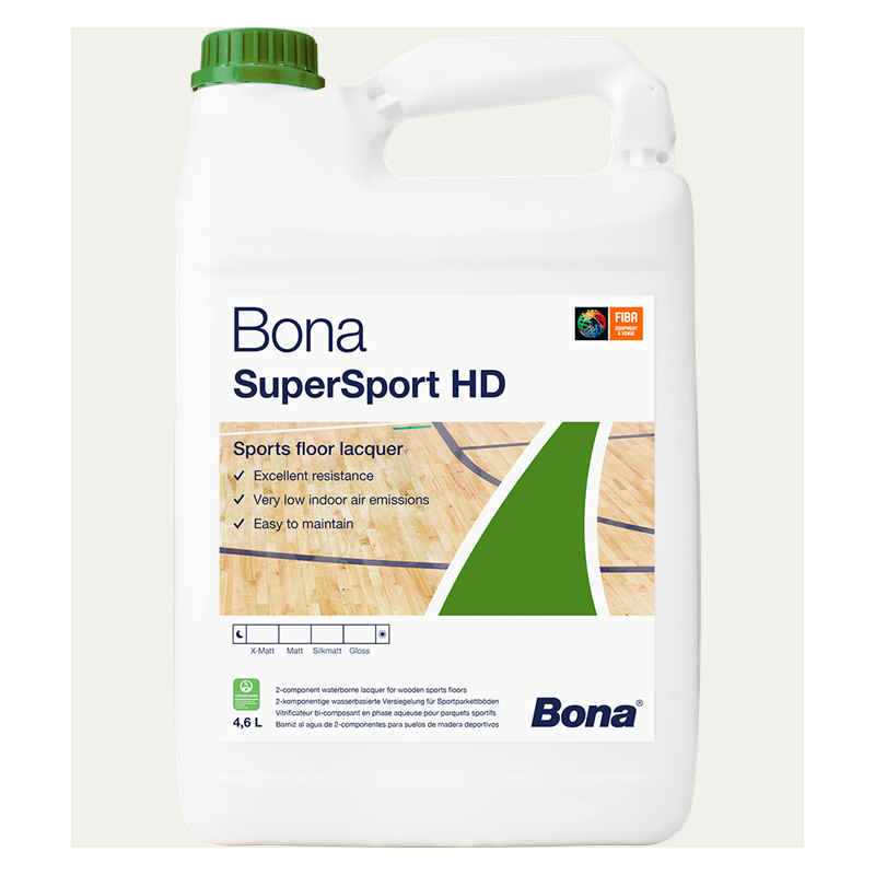 SuperSport HD Vitrificateur Mat bi composant Bona 5L