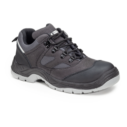 Chaussures de sécurité cuir-velours anthracite basse Silver p46