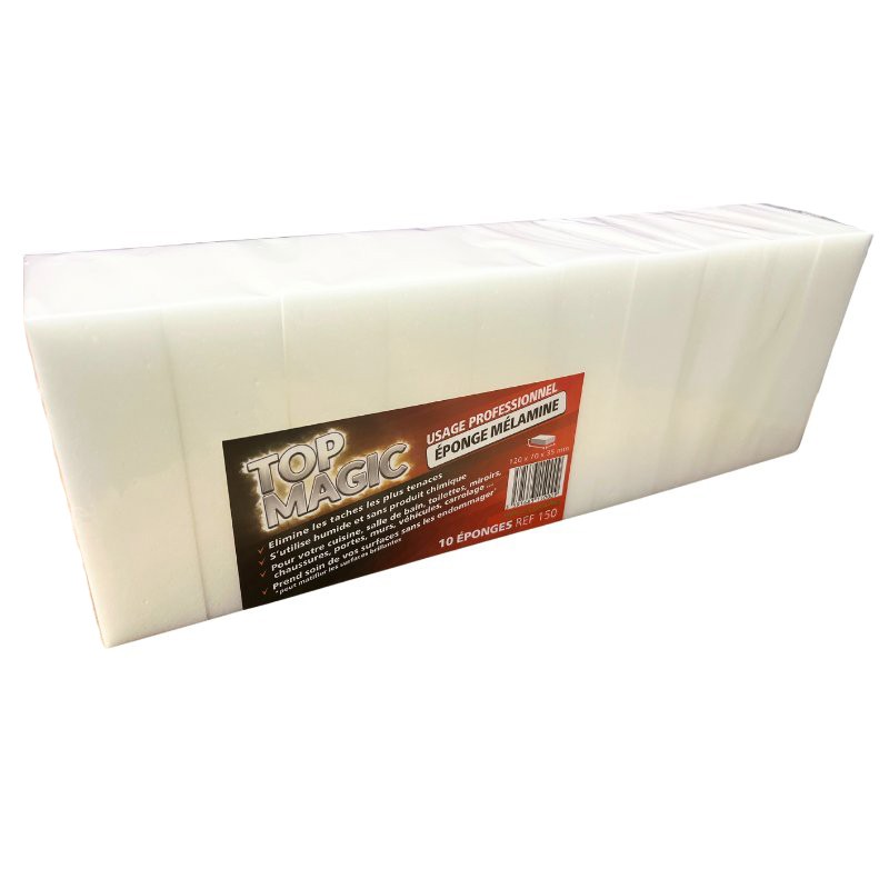 Eponge melamine blanche 120 x75 lot de 10